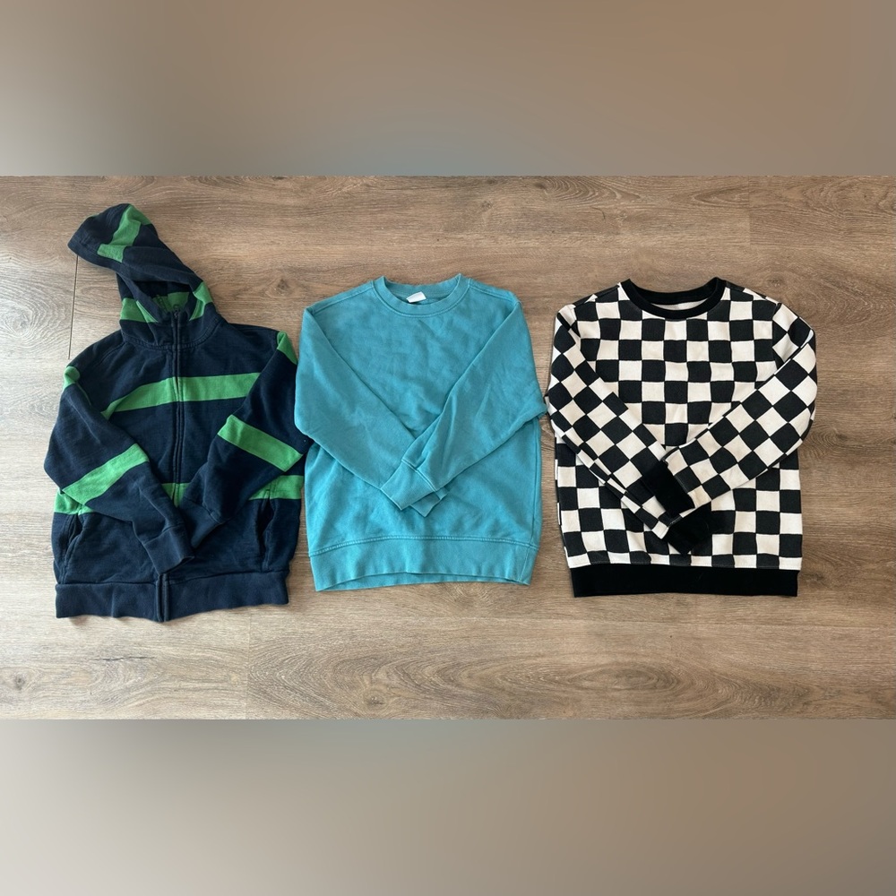 Set of 3 boys sweatshirts- Gap, Zara, Cat & Jack